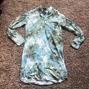 Fifteen Twenty Tie Dye Long Sleeve Dress